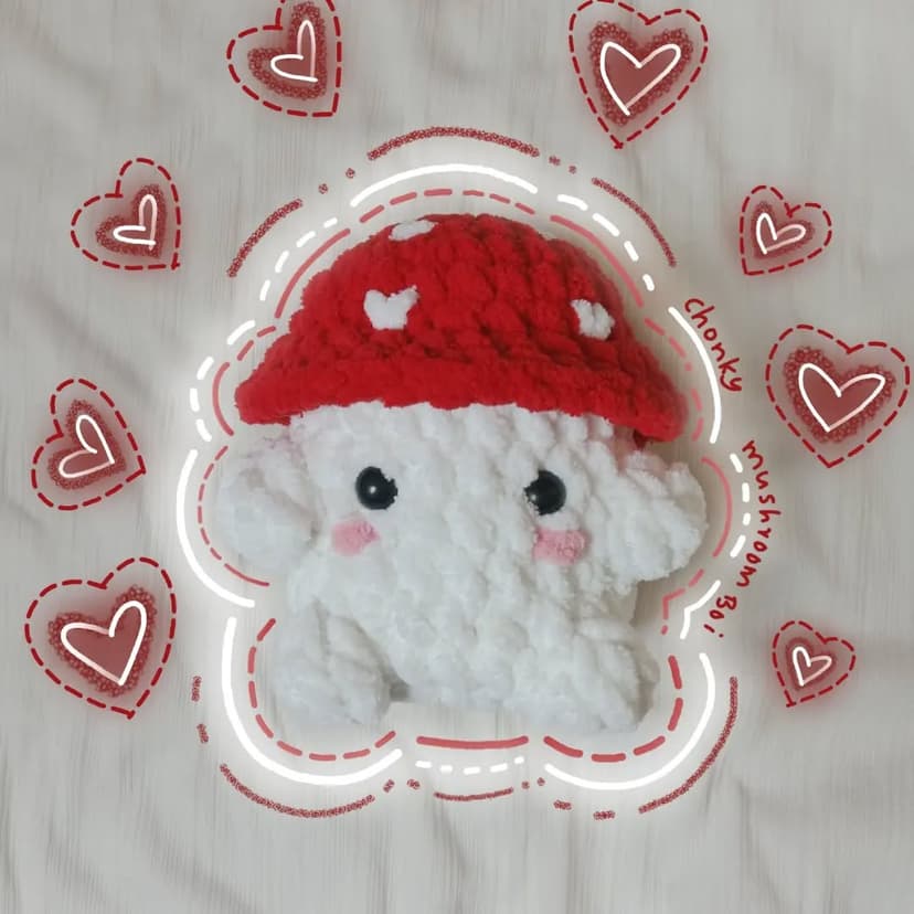 Chonky Mushroom Plushie